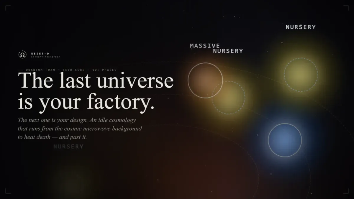 RESET-0: Entropy Architect