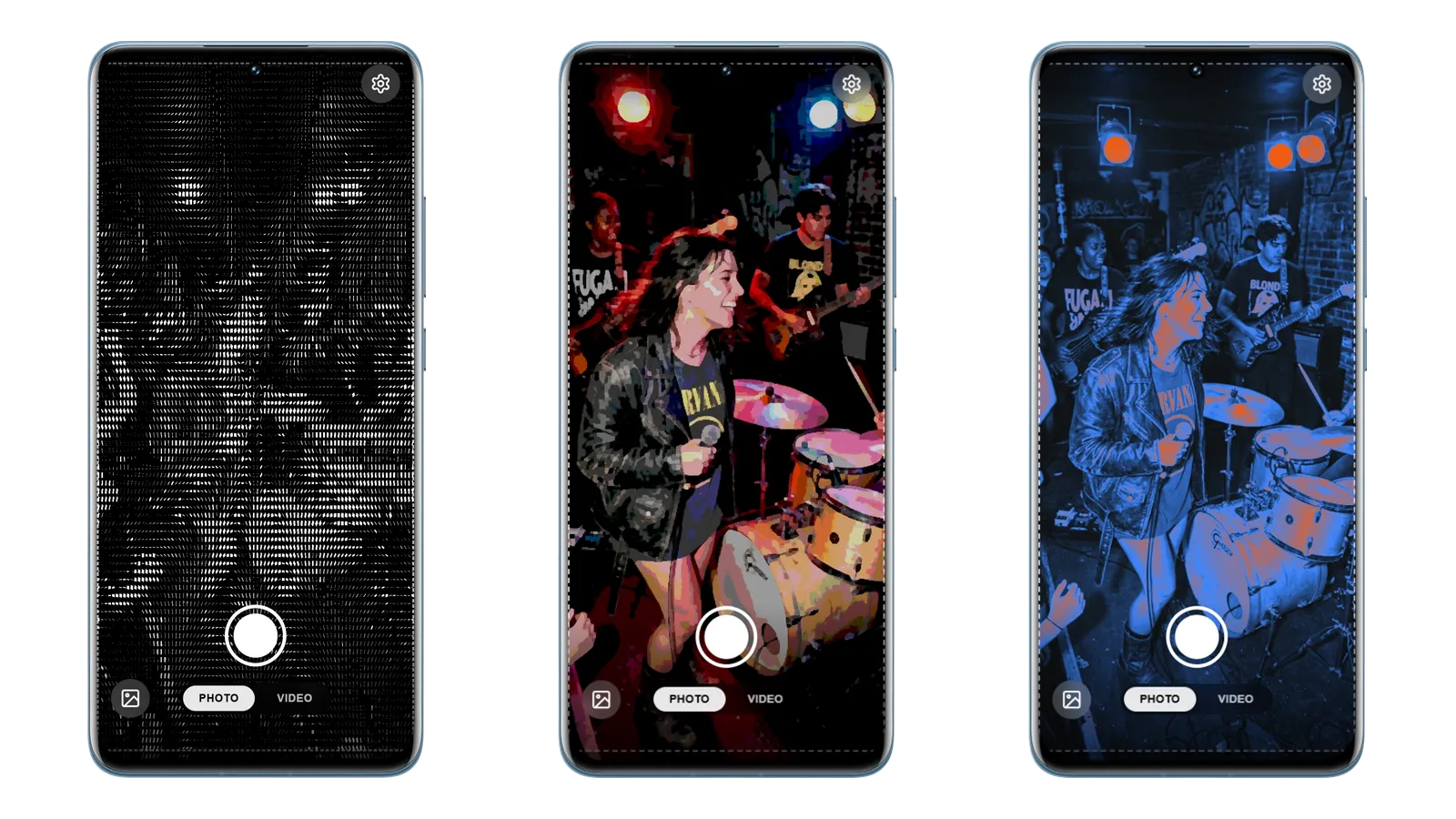 乐队的 ASCII 特效