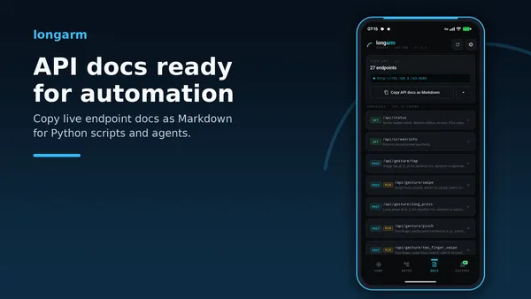 API Docs Ready for Scripts and Agents